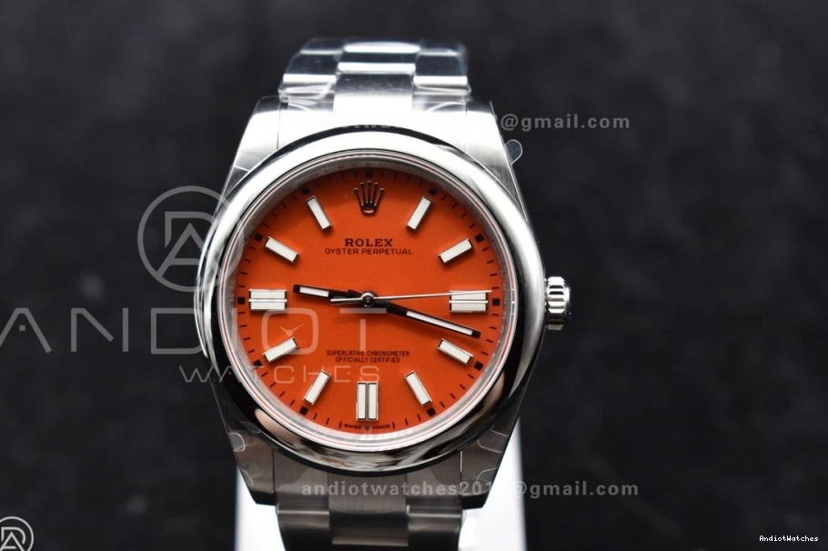 Dial Edition A EasyCare Orange DIWF 946 41mm Perpetual 124300 Oyster Steel 1:1 904L Best 0925